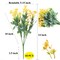 Grand Verde Wildflowers Artificial Flowers Real Touch Bouquets Faux Ranunculus Bulk Greenery, 10pcs